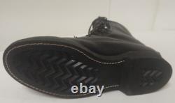 Vintage Addison Shoe Leather Military Surplus Army Combat Boots Size 8D 1983