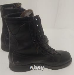 Vintage Addison Shoe Leather Military Surplus Army Combat Boots Size 8D 1983