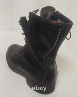 Vintage Addison Shoe Leather Military Surplus Army Combat Boots Size 8D 1983