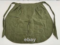 Vintage Apron with 60+ US Army Unit Patches 82nd 101st Airborne 1st Cav Infantry