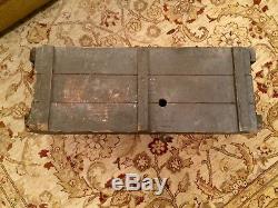 Vintage Army Cannon Ammunition Crate USA Projectile Wooden Military Ammo Box Us