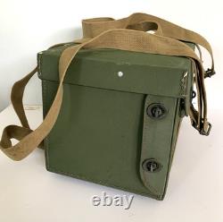 Vintage Army Military Medic Box First Aid Red Cross