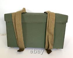 Vintage Army Military Medic Box First Aid Red Cross