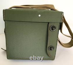 Vintage Army Military Medic Box First Aid Red Cross