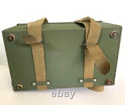 Vintage Army Military Medic Box First Aid Red Cross