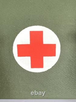 Vintage Army Military Medic Box First Aid Red Cross
