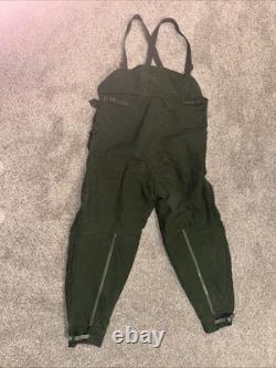 Vintage Army Military Motorcycle Trousers 70's Size C52 Green Sz. L/XL