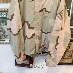 Vintage Army US Uniform Jacket Military Tunic TRNG ONLY Desert Camo Chemical