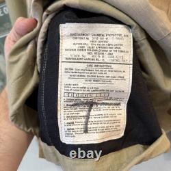 Vintage Army US Uniform Jacket Military Tunic TRNG ONLY Desert Camo Chemical