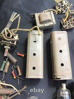Vintage Box of Mixed Military Radio Valves/Transmitters