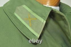 Vintage C 146 SWEDISH Army Green MILITARY Jacket Norsel 1973 FIELD Coat Medium