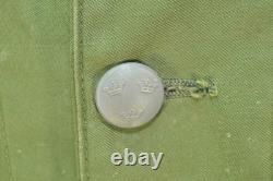 Vintage C 146 SWEDISH Army Green MILITARY Jacket Norsel 1973 FIELD Coat Medium