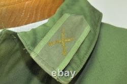 Vintage C 146 SWEDISH Army Green MILITARY Jacket Norsel 1973 FIELD Coat Medium