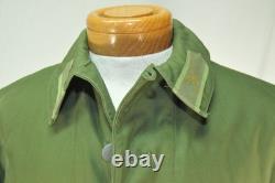 Vintage C 146 SWEDISH Army Green MILITARY Jacket Norsel 1973 FIELD Coat Medium