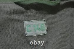 Vintage C 146 SWEDISH Army Green MILITARY Jacket Norsel 1973 FIELD Coat Medium