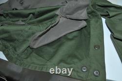 Vintage C 146 SWEDISH Army Green MILITARY Jacket Norsel 1973 FIELD Coat Medium