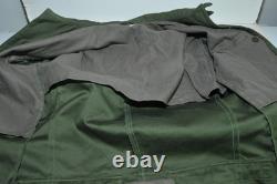 Vintage C 146 SWEDISH Army Green MILITARY Jacket Norsel 1973 FIELD Coat Medium
