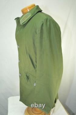 Vintage C 146 SWEDISH Army Green MILITARY Jacket Norsel 1973 FIELD Coat Medium