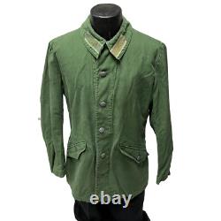 Vintage C 148 SWEDISH Army Green MILITARY Jacket Norsel 1975 FIELD Coat L