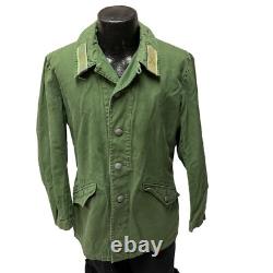 Vintage C 148 SWEDISH Army Green MILITARY Jacket Norsel 1975 FIELD Coat L