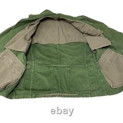 Vintage C 148 SWEDISH Army Green MILITARY Jacket Norsel 1975 FIELD Coat L