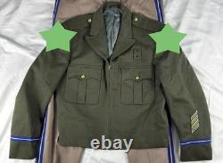 Vintage CHP Style Uniform Jacket Olive Army Military Dress Uniform 41L Saba's