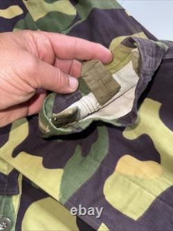 Vintage Czech Salamander Camo MLOK Paratrooper Military Jacket XL 1961 VGC