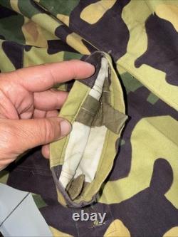 Vintage Czech Salamander Camo MLOK Paratrooper Military Jacket XL 1961 VGC