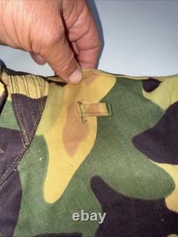 Vintage Czech Salamander Camo MLOK Paratrooper Military Jacket XL 1961 VGC