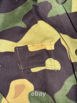 Vintage Czech Salamander Camo MLOK Paratrooper Military Jacket XL 1961 VGC
