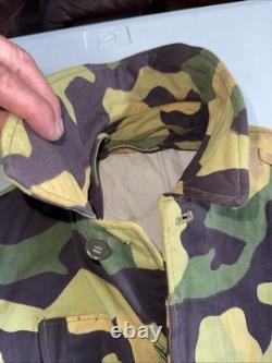 Vintage Czech Salamander Camo MLOK Paratrooper Military Jacket XL 1961 VGC
