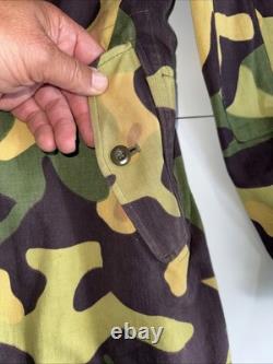 Vintage Czech Salamander Camo MLOK Paratrooper Military Jacket XL 1961 VGC