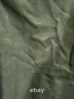 Vintage Danish Military M58 Army olive drab parka trench coat jacket L