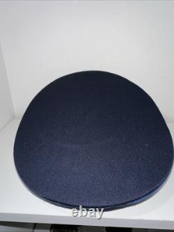 Vintage East Germany Mdi 1856 A Military Army Visor Hat Dark Blue Excellent