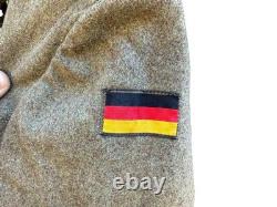 Vintage Field Jacket German Army 1960s Pattern Wool Serge Bundeswehr