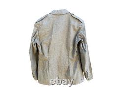 Vintage Field Jacket German Army 1960s Pattern Wool Serge Bundeswehr