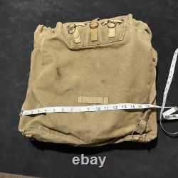 Vintage Foreign Army Backpack Rucksack 1950s Military Canvas Czech USSR Medic