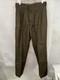 Vintage French Military Wool Trousers Pants Olive Drab 34 Cold War Army