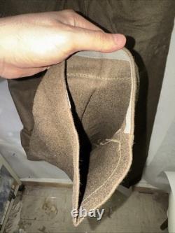 Vintage French Military Wool Trousers Pants Olive Drab 34 Cold War Army