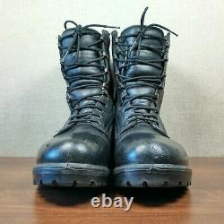 Vintage GORE-TEX Military / Police Black Leather Combat Boots UK 8 VGC
