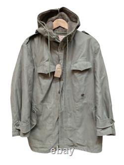 Vintage German Army 1988 Issue Military Parka Jacket GR-2 Green 44 Chest #3