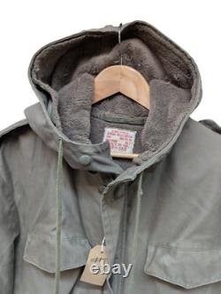 Vintage German Army 1988 Issue Military Parka Jacket GR-2 Green 44 Chest #3