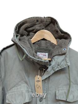Vintage German Army 1990 Issue Military Parka Jacket GR-12 Green 44 Chest #5