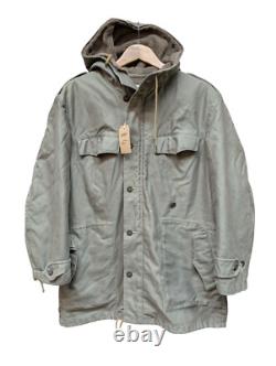 Vintage German Army 1990 Issue Military Parka Jacket GR-3 Green 46 Chest #4