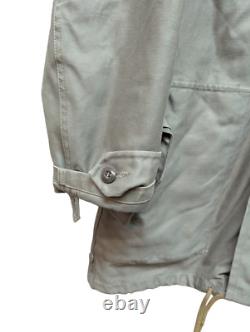 Vintage German Army 1990 Issue Military Parka Jacket GR-3 Green 46 Chest #4