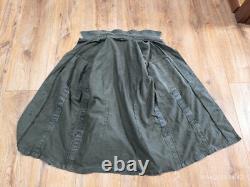 Vintage German Moleskin Army Jacket Size 6 Olive Green 83's Military