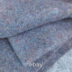 Vintage IDF Israeli Army Wool Blanket Gray Blue Lagotex 1980/81 Military Surplus