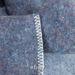 Vintage IDF Israeli Army Wool Blanket Gray Blue Lagotex 1980/81 Military Surplus