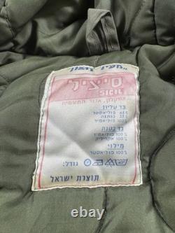 Vintage Israeli Army Idf Military Winter Parka Jacket (Read)