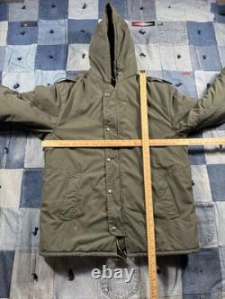 Vintage Israeli Army Idf Military Winter Parka Jacket (Read)